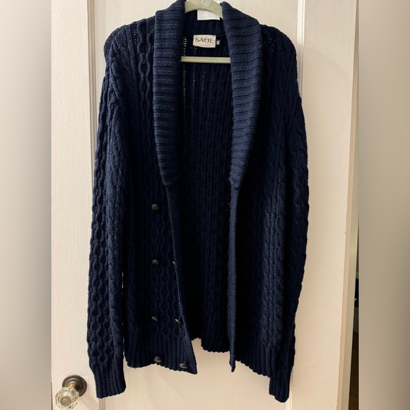 Saol Other - Saol Ireland Men’s 100% Merino Wool Cardigan Sweater